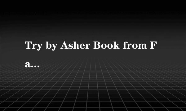 Try by Asher Book from Fame 是什么意思?