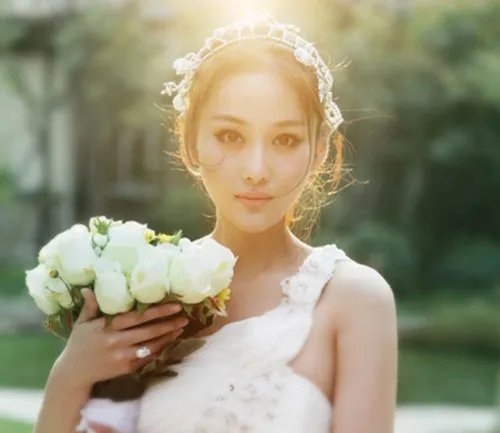 婚纱造型图片唯美发型欣赏 2017流行的新娘发型