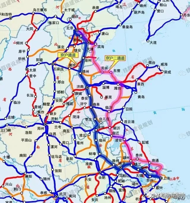 京沪二线和京沪高铁路线有什么不同?