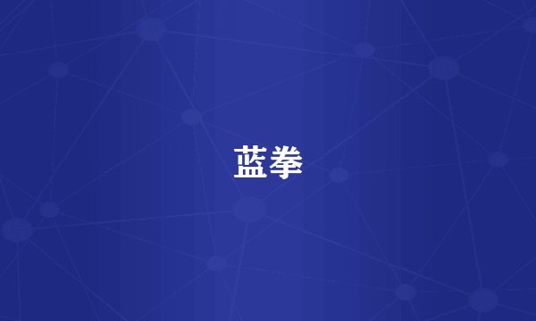 蓝拳