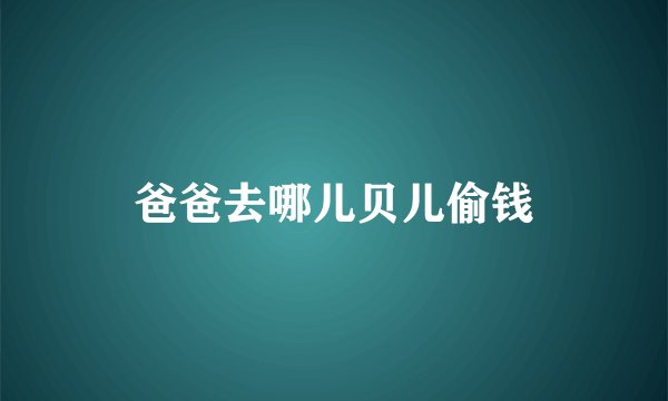 爸爸去哪儿贝儿偷钱