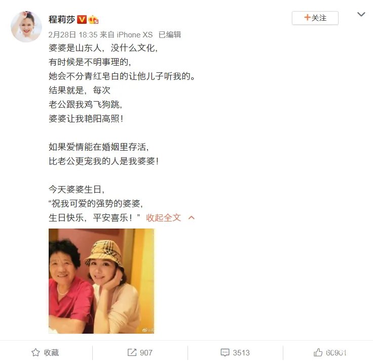 程莉莎表白农村婆婆“不明事理”,这是为何?