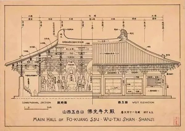 梁思成的手绘中国古建筑,惊艳了世人