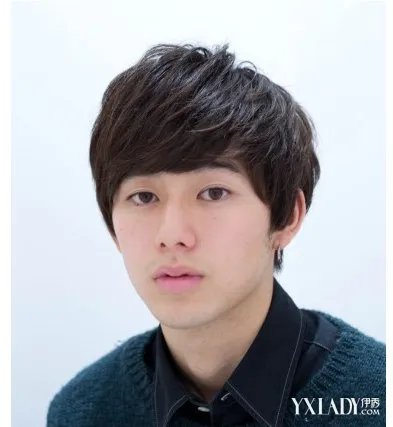 男生单剪短发发型图片男生也可以萌萌哒