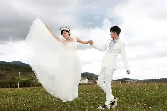 张杰谢娜结婚照片