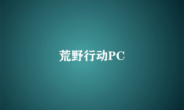 荒野行动PC