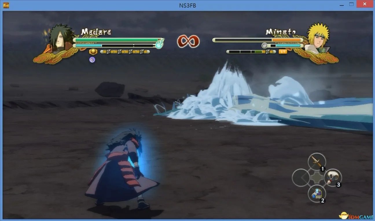 火影忍者：究极风暴3 PC版 斑用技能放瀑布MOD